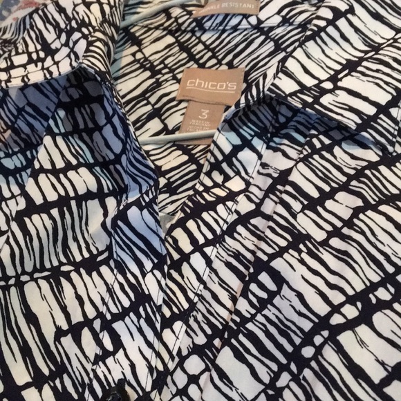 Chico’s Shirt, Chico’s size 3 - Picture 9 of 10